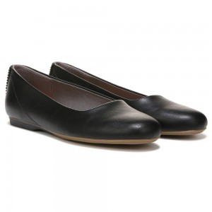 Black Synthetic Women's Dr. Scholl's Wexley Ballet Flats | 29715-UWQI