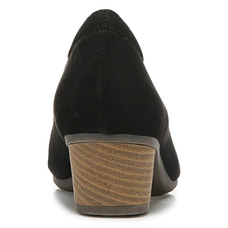 Black Fabric Women's Dr. Scholl's Be Ready Slip On Wedges | 26798-ANBZ