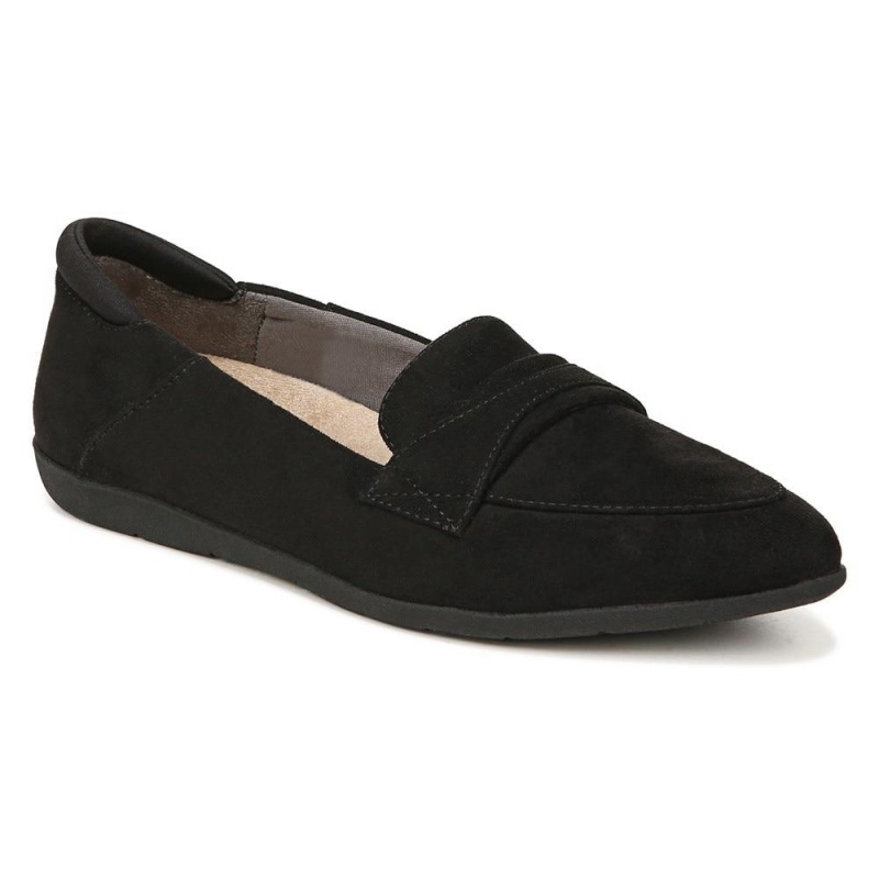 Black Fabric Women's Dr. Scholl's Emilia Loafers | 32105-EKRC