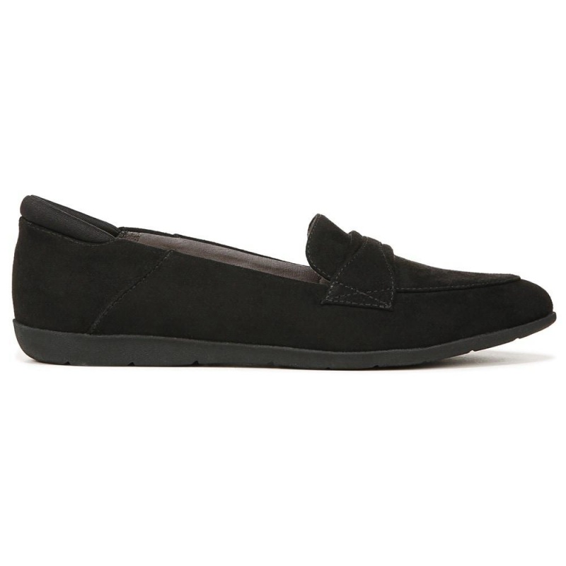 Black Fabric Women's Dr. Scholl's Emilia Loafers | 32105-EKRC