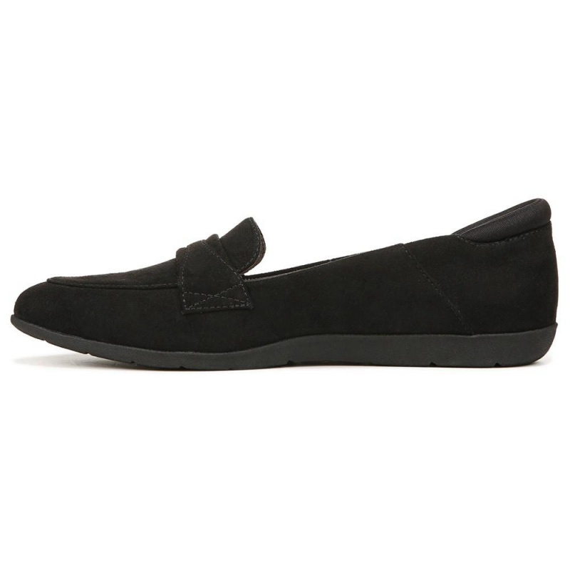 Black Fabric Women's Dr. Scholl's Emilia Loafers | 32105-EKRC