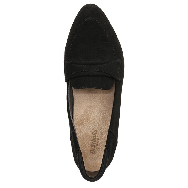 Black Fabric Women's Dr. Scholl's Emilia Loafers | 32105-EKRC