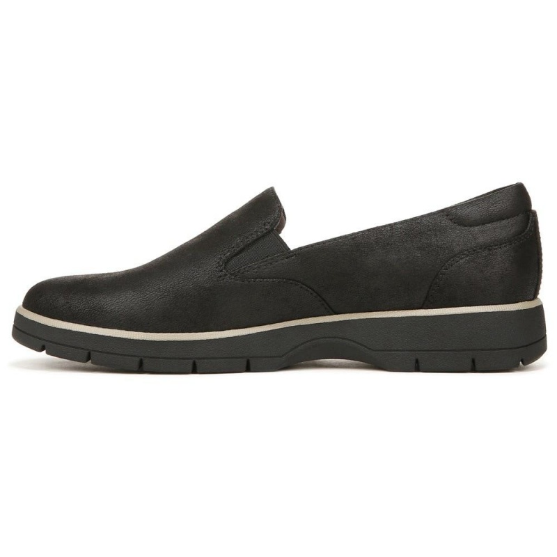 Black Fabric Women's Dr. Scholl's Next One Medium/Wide Slip On Sneakers | 64758-ARQG