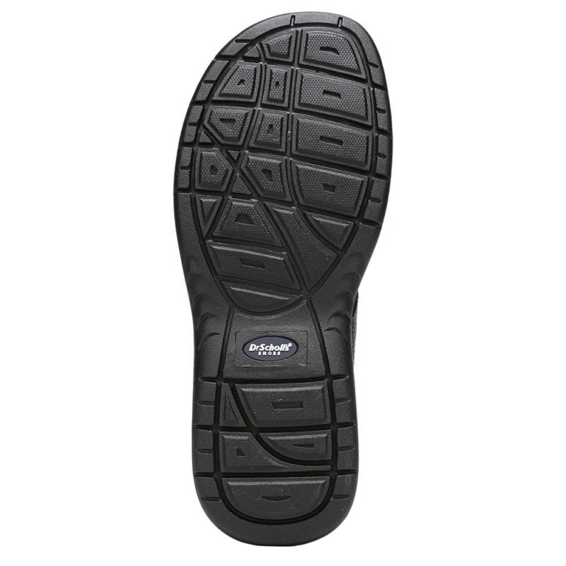 Black Men's Dr. Scholl's Gordon Slide Sandals | 02569-RSKM