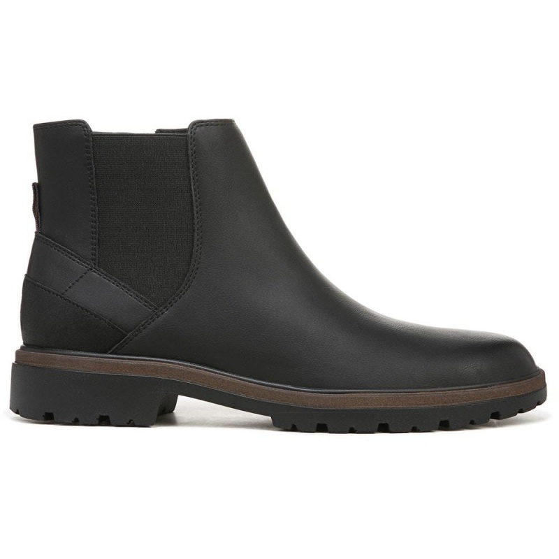 Black Men's Dr. Scholl's Graham Chelsea Boot Booties | 94581-ODAV