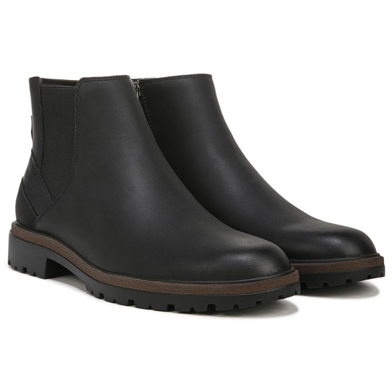 Black Men\'s Dr. Scholl\'s Graham Chelsea Boot Booties | 94581-ODAV