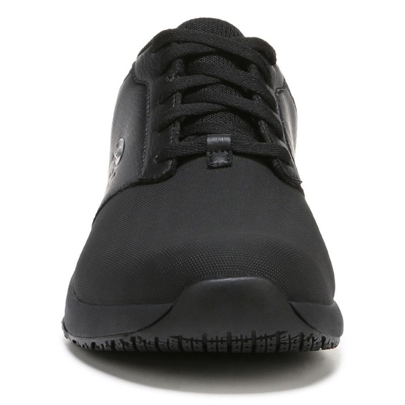 Black Men's Dr. Scholl's Intrepid Slip Resistant Sneakers | 07612-NZAV