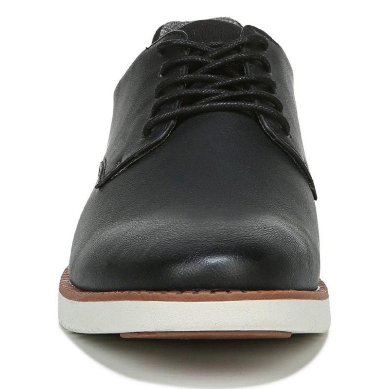 Black Men's Dr. Scholl's Sync Oxfords Shoes | 59814-LPXR