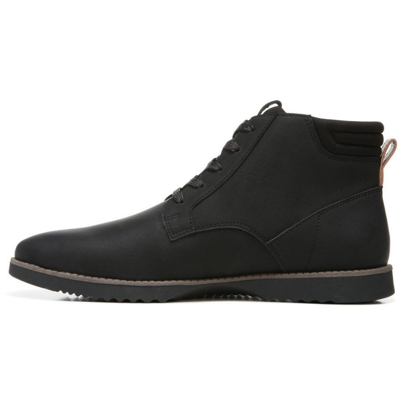 Black Men's Dr. Scholl's Syndicate Chukka Lace Up Boots | 34802-NKVZ