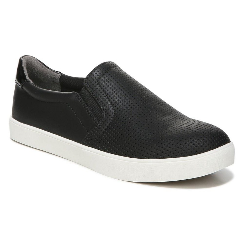 Black Perf Women's Dr. Scholl's Madison Slip On Sneakers | 94317-HJZI