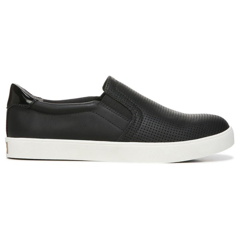 Black Perf Women's Dr. Scholl's Madison Slip On Sneakers | 94317-HJZI