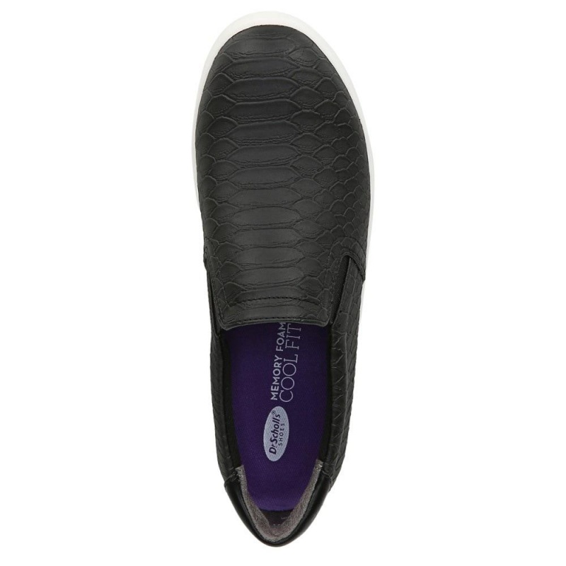 Black Python Women's Dr. Scholl's Madison Slip On Sneakers | 12853-ORQU