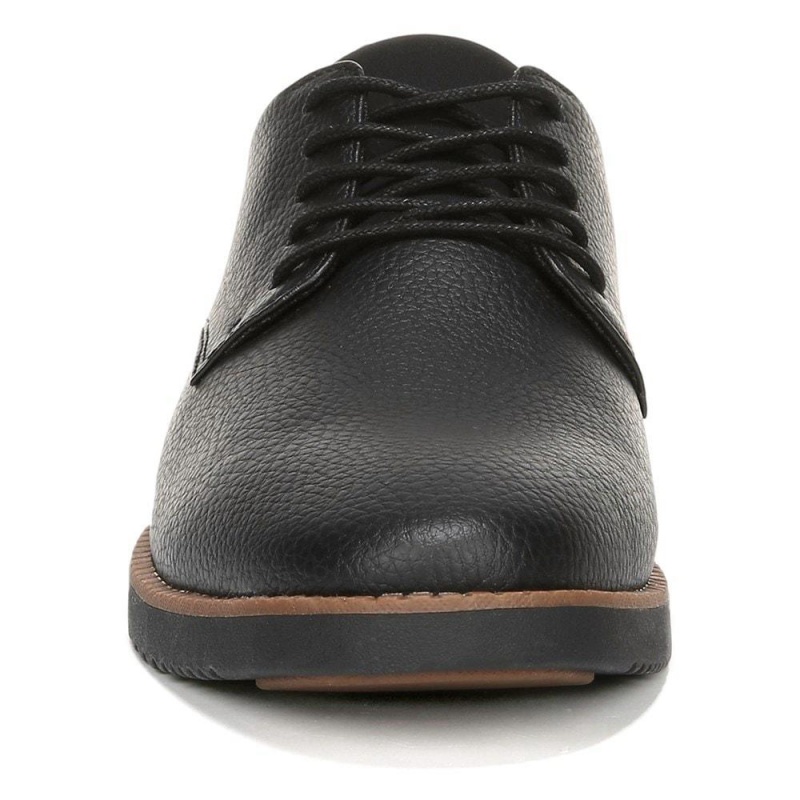 Black Smooth Men's Dr. Scholl's Sync Oxfords Shoes | 27934-GDBE