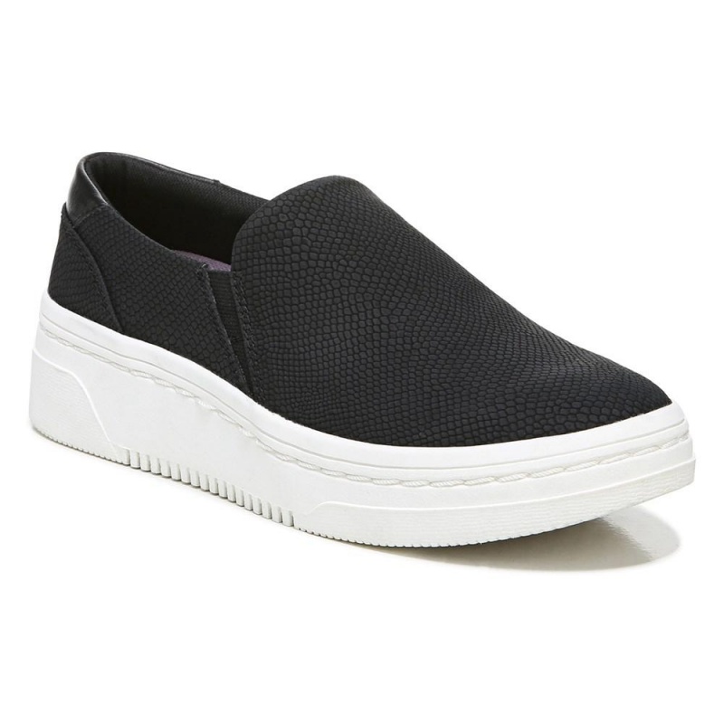 Black Snake Women's Dr. Scholl's Madison Next Platform Slip On Sneakers | 62153-JDKH