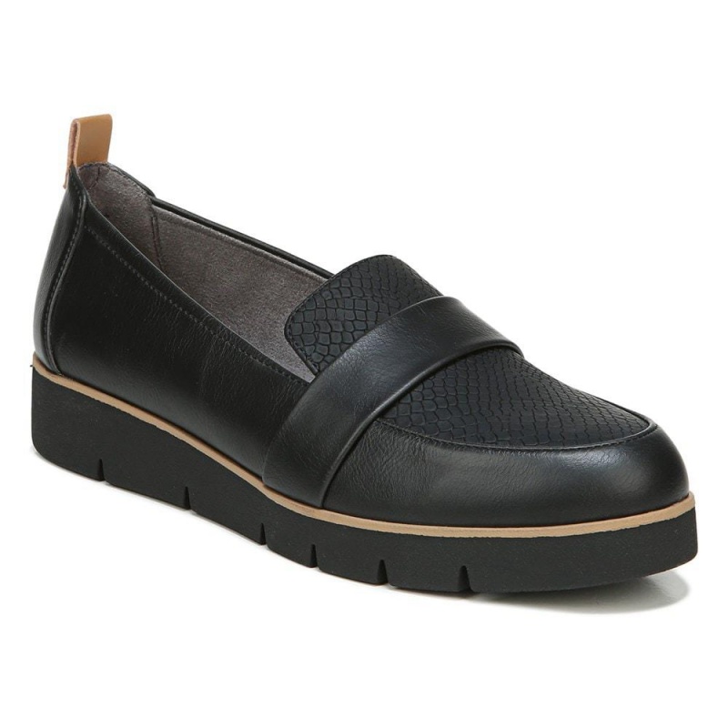 Black Snake Women's Dr. Scholl's Webster Loafers | 45762-SXCI