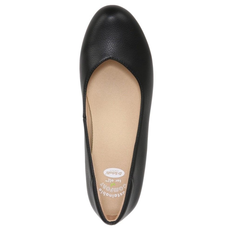 Black Synthetic Women's Dr. Scholl's Be Ready Slip On Wedges | 83527-QNXU