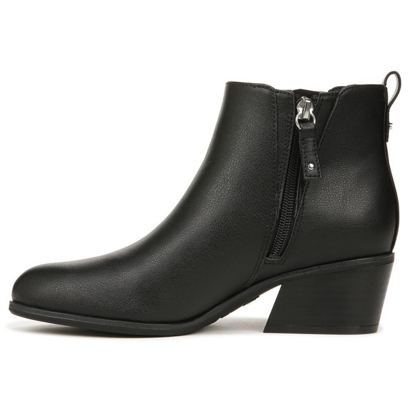 Black Synthetic Women's Dr. Scholl's Lacy Ankle Boots | 57312-EMUV