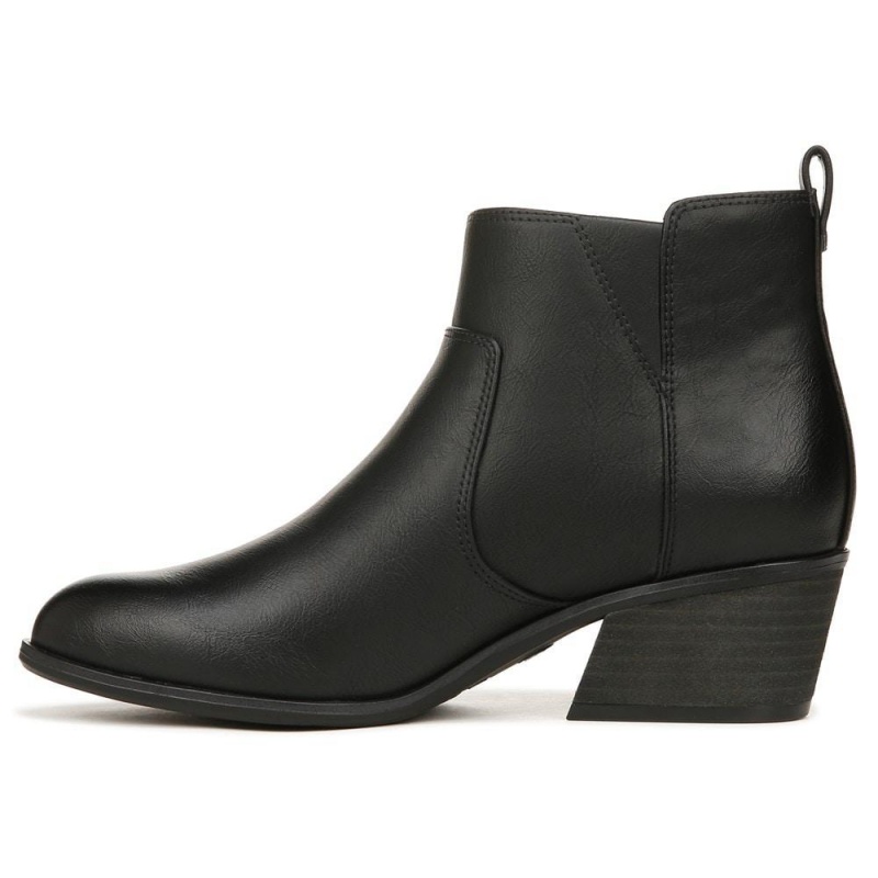 Black Synthetic Women's Dr. Scholl's Lawless Ankle Boots | 21954-AHTR