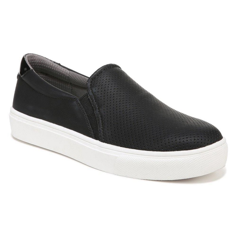 Black Synthetic Women's Dr. Scholl's Nova Slip On Sneakers | 53042-MHJB