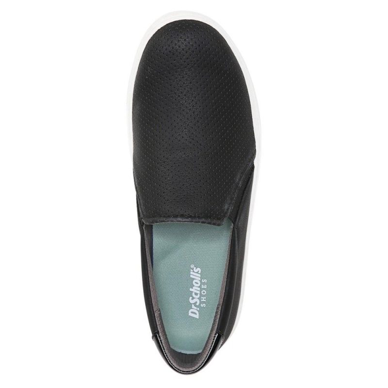 Black Synthetic Women's Dr. Scholl's Nova Slip On Sneakers | 53042-MHJB