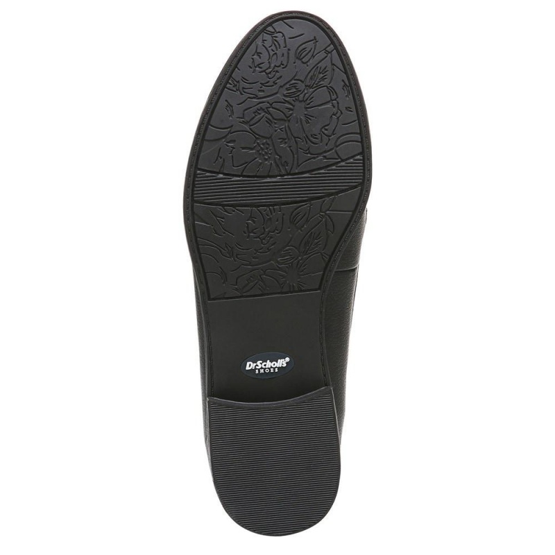 Black Synthetic Women's Dr. Scholl's Rate Adorn Loafers | 95120-VLKD