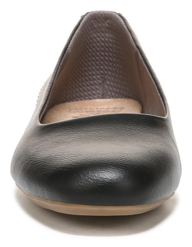 Black Synthetic Women's Dr. Scholl's Wexley Ballet Flats | 29715-UWQI