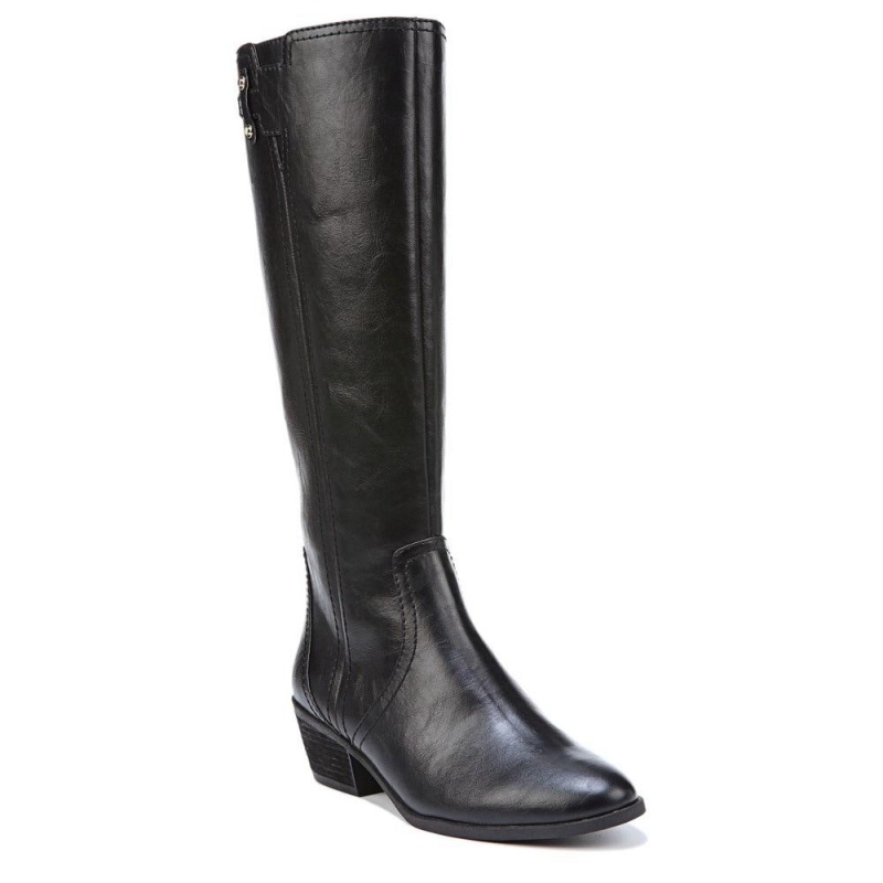 Black Women's Dr. Scholl's Brilliance Knee-High Boots | 37450-RJDW