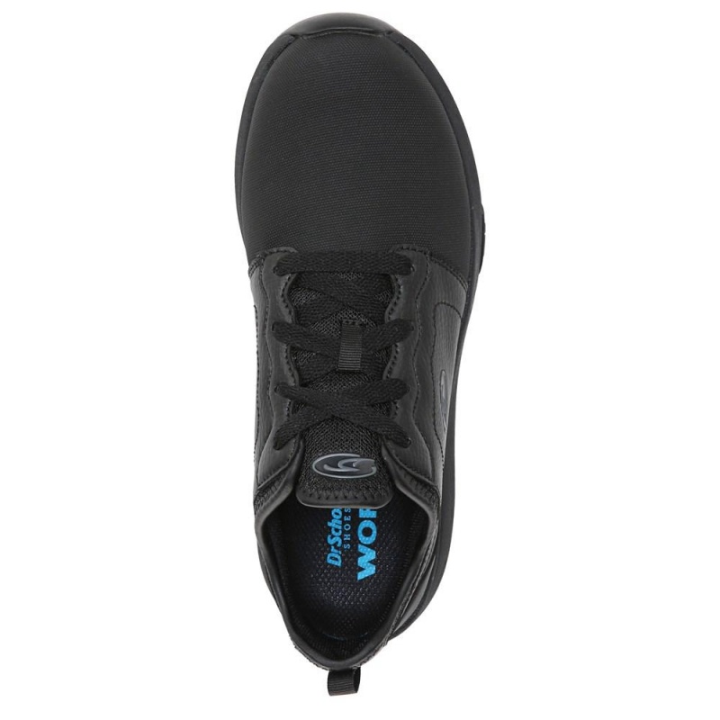 Black Women's Dr. Scholl's Drive Slip Resistant Sneakers | 78352-UHGC