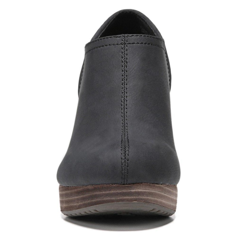 Black Women's Dr. Scholl's Harlow Wedge Booties | 92307-UPIH