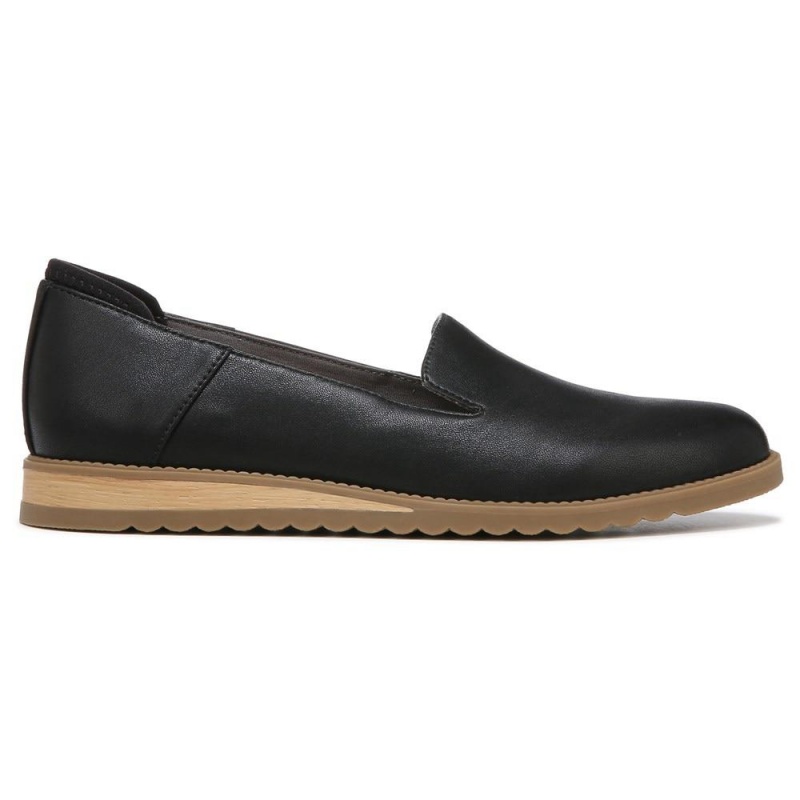 Black Women's Dr. Scholl's Jetset Loafers | 89504-XCZU