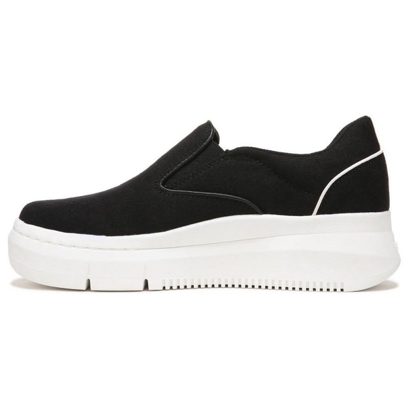 Black Women's Dr. Scholl's Savoy Platform Slip On Sneakers | 05679-RSKF