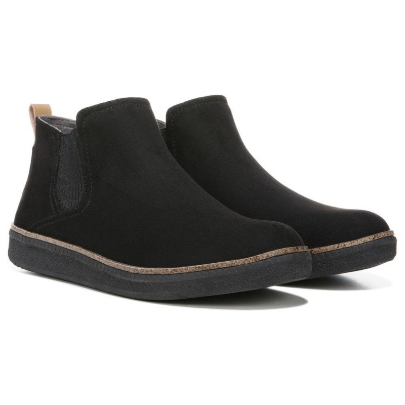 Black Women\'s Dr. Scholl\'s See Me Chelsea Boot Booties | 05293-VZBP