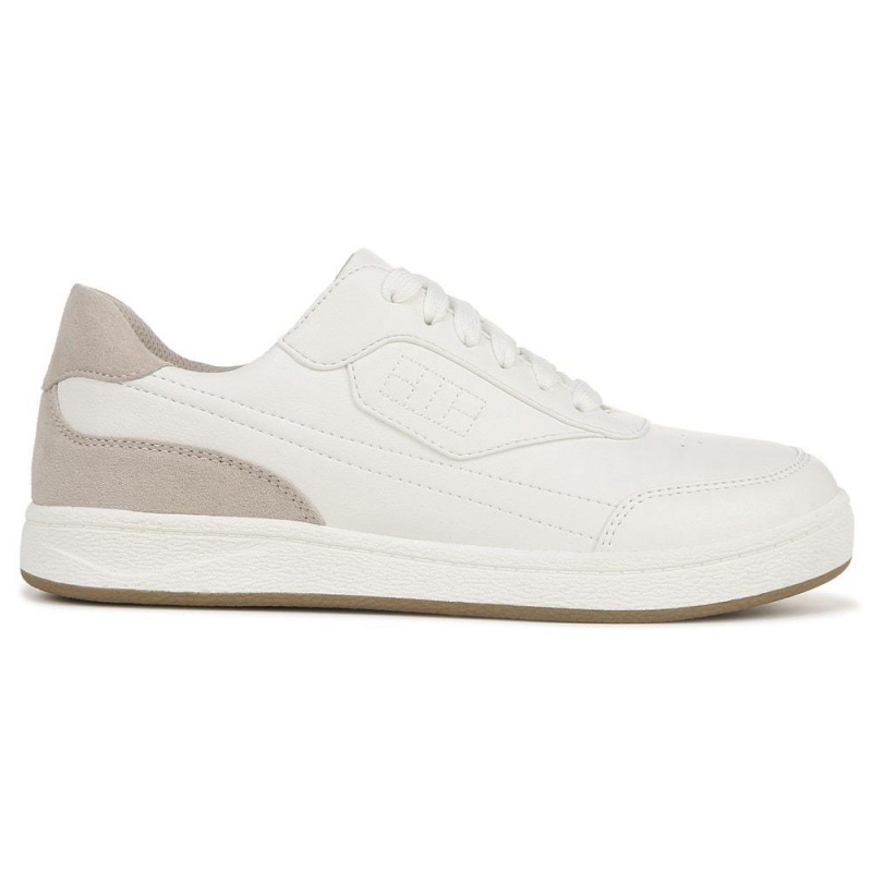 Bright White Synthetic Women's Dr. Scholl's Dink It Casual Sneakers | 09815-QAVK