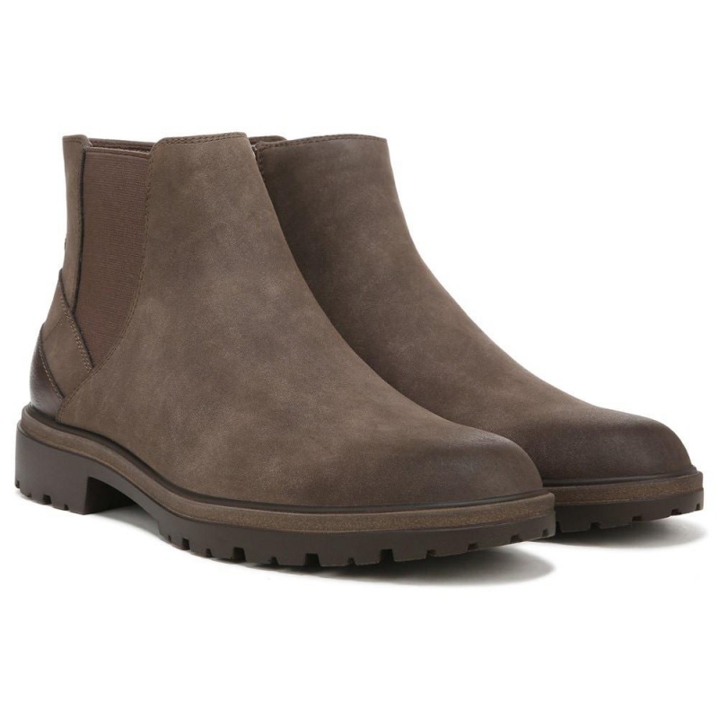 Brown Chestnut Men\'s Dr. Scholl\'s Graham Chelsea Boot Booties | 53128-QAGW