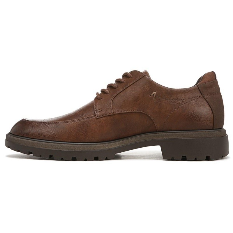 Brown Dark Tan Men's Dr. Scholl's Gerard Oxfords Shoes | 59728-NMGF