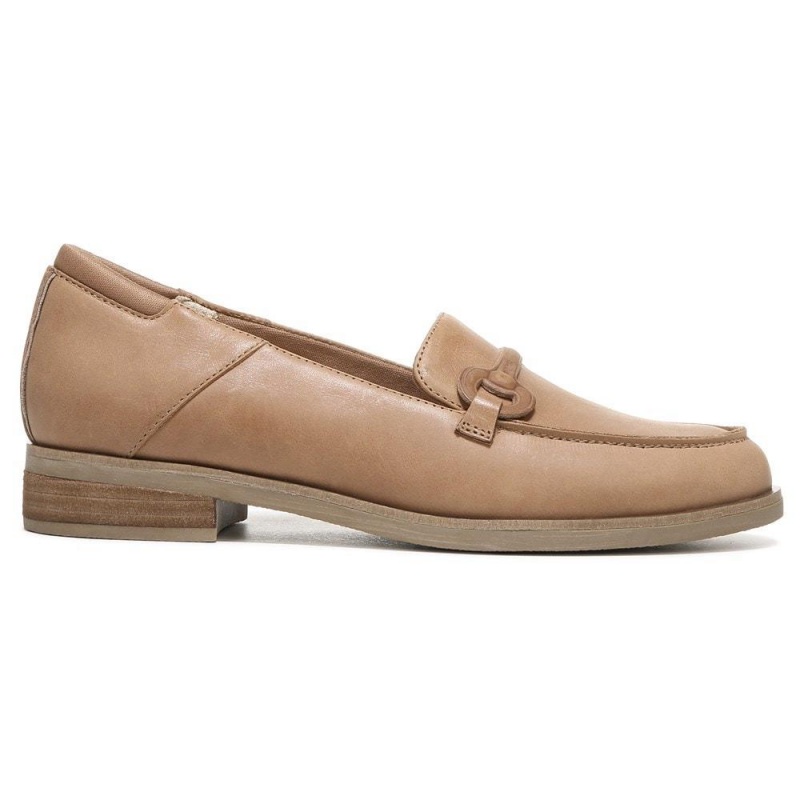 Brown Honey Leather Women's Dr. Scholl's Avenue Loafers | 34680-NKZS