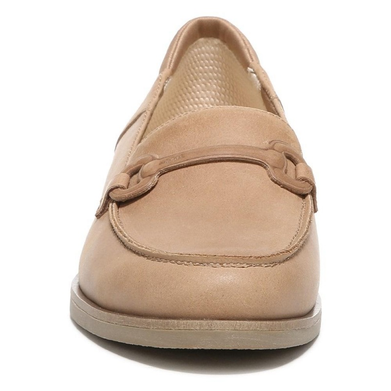 Brown Honey Leather Women's Dr. Scholl's Avenue Loafers | 34680-NKZS