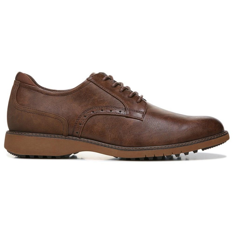 Brown Men's Dr. Scholl's Sync Up Ultimate Flex Oxfords Shoes | 52389-GTRK