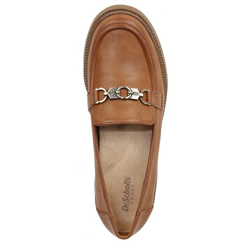 Brown Synthetic Women's Dr. Scholl's Rate Up Loafers | 70162-WDXB