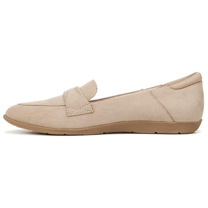 Brown Taupe Fabric Women's Dr. Scholl's Emilia Loafers | 92784-TWFH