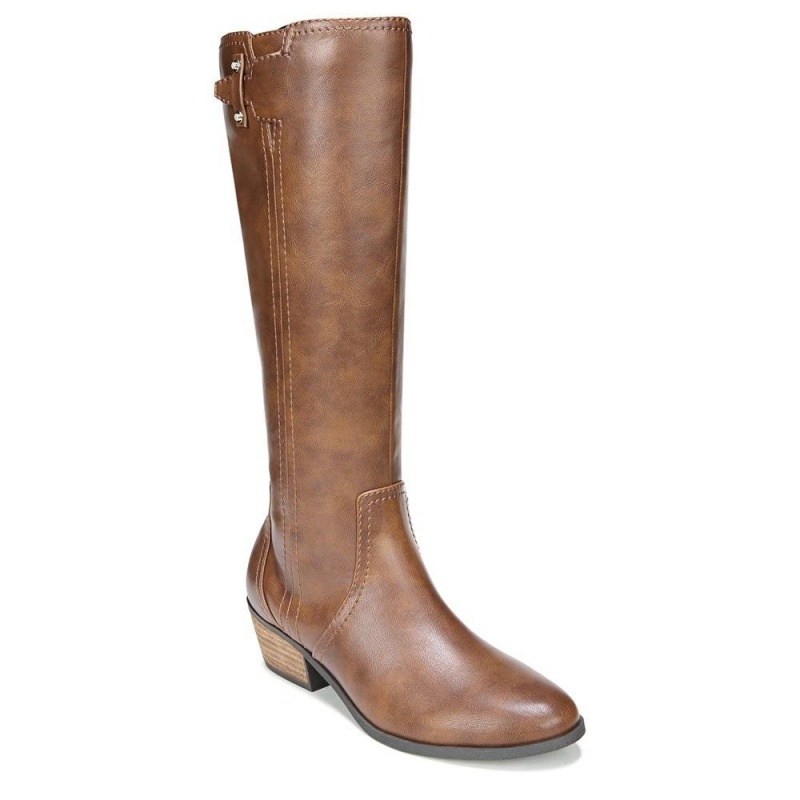 Brown Whiskey Women's Dr. Scholl's Brilliance Knee-High Boots | 51329-SGRJ