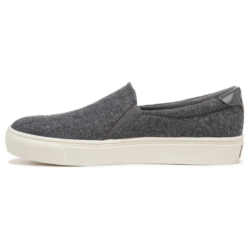 Dark Grey Fabric Women's Dr. Scholl's Nova Slip On Sneakers | 23789-LJIW