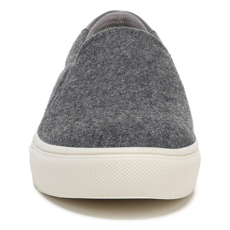 Dark Grey Fabric Women's Dr. Scholl's Nova Slip On Sneakers | 23789-LJIW