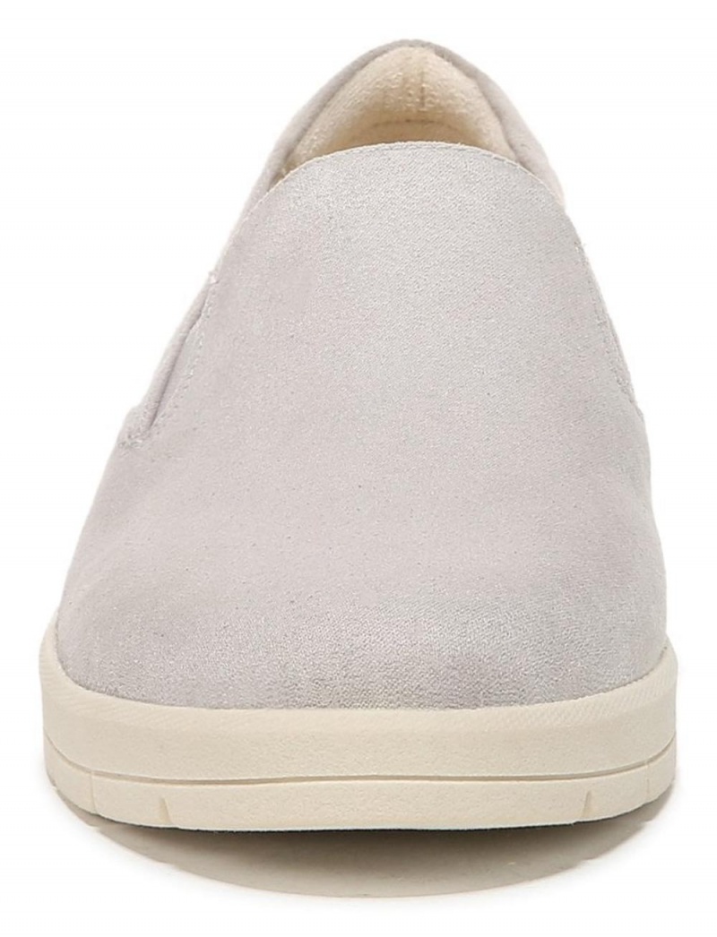 Grey Fabric Women's Dr. Scholl's Next One Medium/Wide Slip On Sneakers | 89721-YOSV