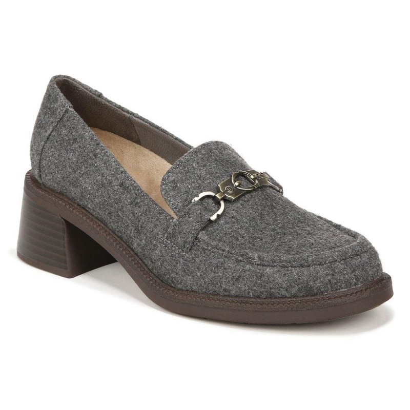 Grey Fabric Women's Dr. Scholl's Rate Up Loafers | 24306-TVOC