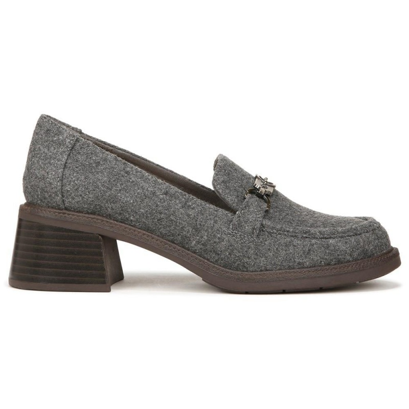 Grey Fabric Women's Dr. Scholl's Rate Up Loafers | 24306-TVOC