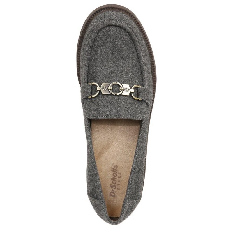 Grey Fabric Women's Dr. Scholl's Rate Up Loafers | 24306-TVOC