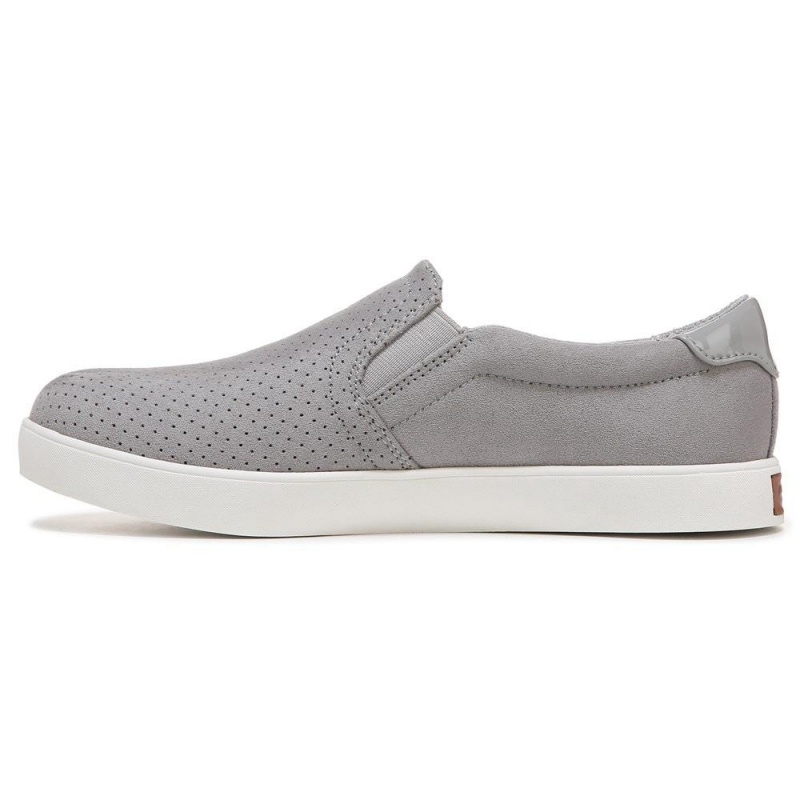 Grey Micro Perf Women's Dr. Scholl's Madison Slip On Sneakers | 57108-JYKU