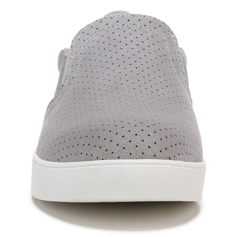 Grey Micro Perf Women's Dr. Scholl's Madison Slip On Sneakers | 57108-JYKU