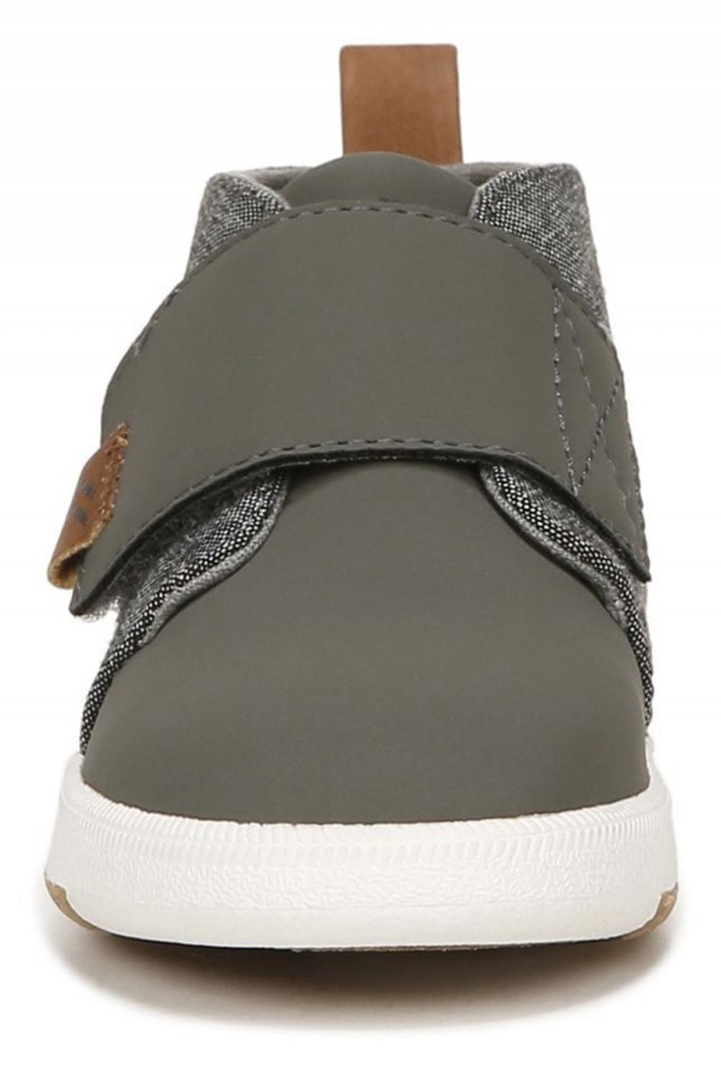 Grey Synthetic Boys' Dr. Scholl's Baxley II Boot Toddler/Little Booties | 69702-ENVP